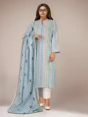 Lawn Suit – Premium 3-Piece Unstitched Collection