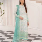 Unstitched Embroidered Lawn Suit