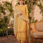 Luxury Lawn Chikan Kari Embroidered Suit | Digital Chiffon Dupatta