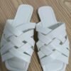 Summer Casual Outdoor Leather Flat Women Slippers Blue/Pink/Beige